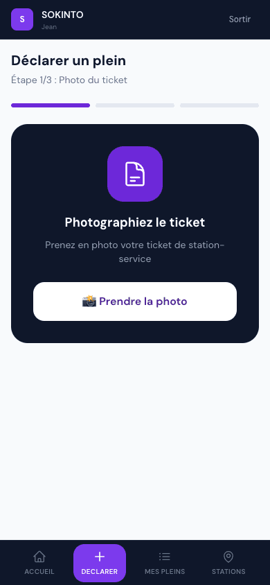 Déclaration plein Sokinto